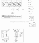 Alternator Electric Starter Ignition Rewind Starter Diagram and Parts List for  Briggs and Stratton Engine